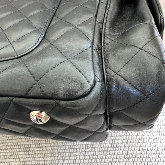 Calfskin Quilted Large Cambon Multipocket Reporter Black - Picture 16 of 16